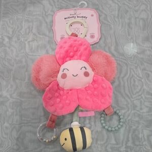 Activity Buddy Pink Plush Toy